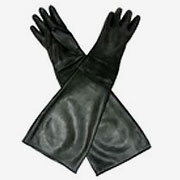 Arm-Schutzhandschuh, Neopren, schwarz